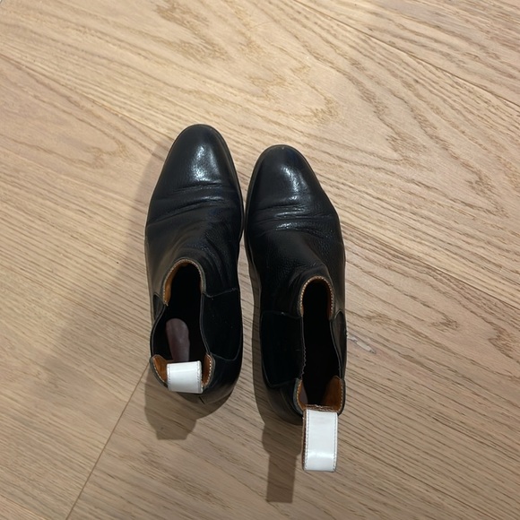 John Fluevog x Gravity Pope black Chelsea boots with white tab size 7/37 - Picture 5 of 7